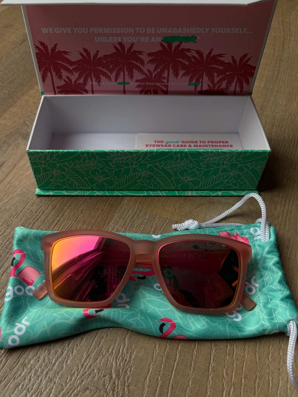 Goodr Shrimpin’ Ain’t Easy Sunglasses